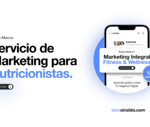 Servicio de Marketing para Nutricionistas