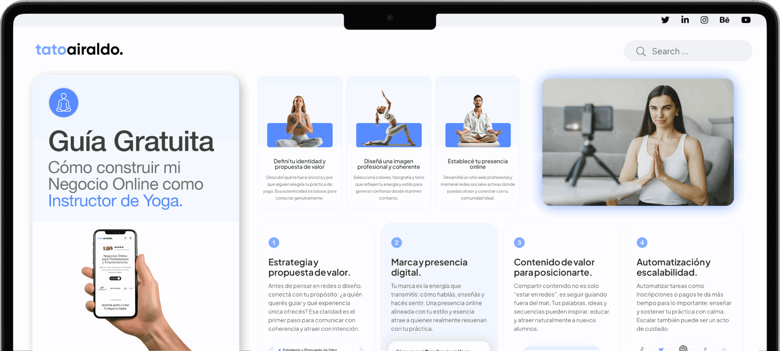 guia practica negocio de yoga online