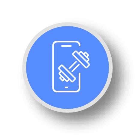 personal trainer online icon